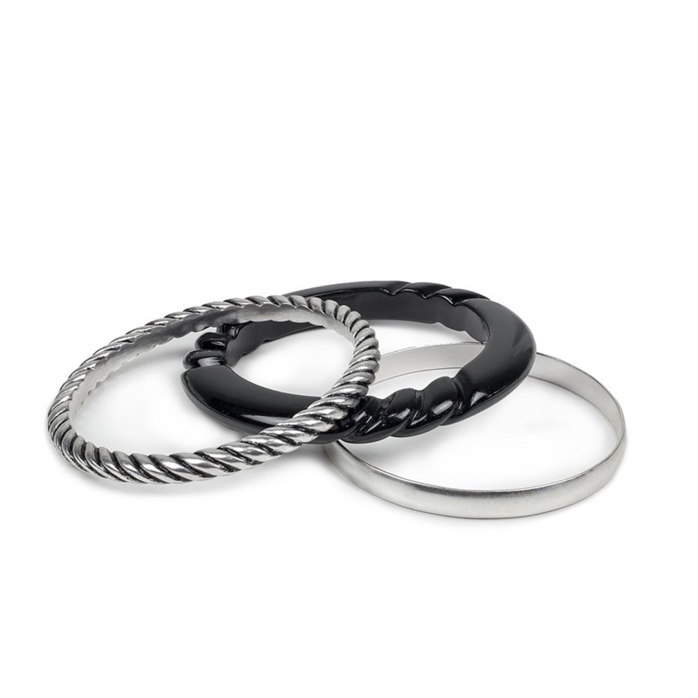 Patricia Nash Twisted Rope Bangle Set